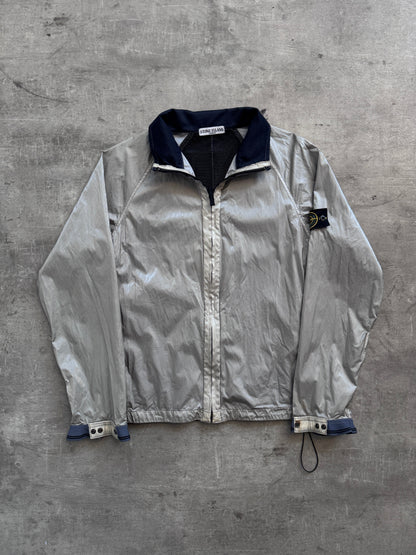 S/S 2008 Stone Island Grey Technical Spalmatura Jacket | Large, Multicoloured