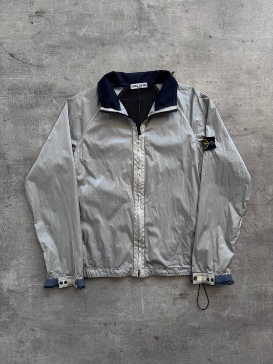 S/S 2008 Stone Island Grey Technical Spalmatura Jacket | Large, Multicoloured