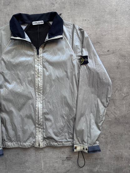 S/S 2008 Stone Island Grey Technical Spalmatura Jacket | Large, Multicoloured
