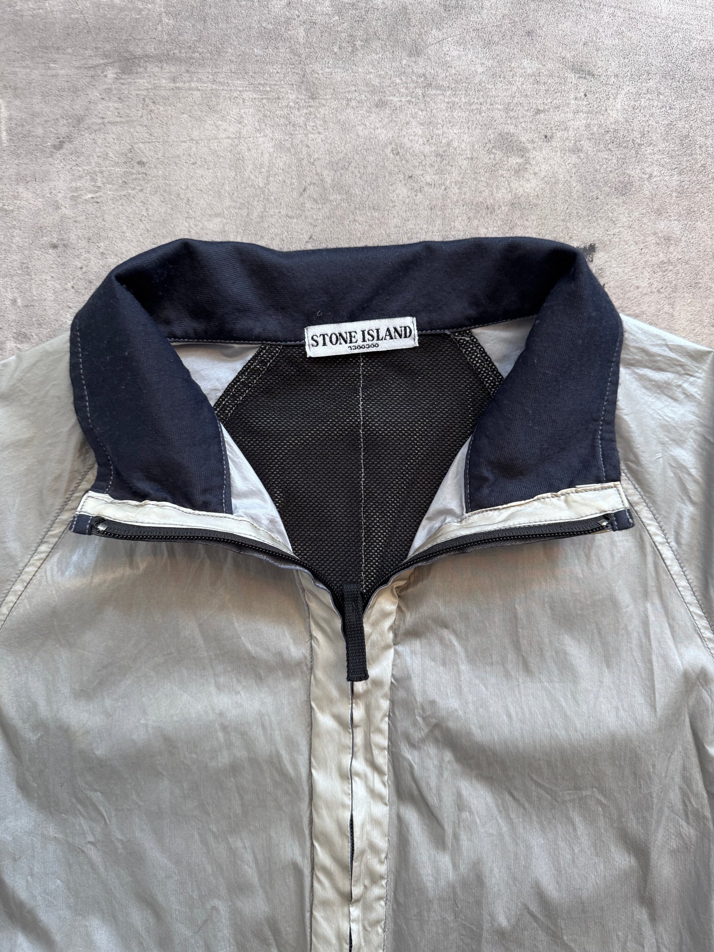 S/S 2008 Stone Island Grey Technical Spalmatura Jacket | Large, Multicoloured