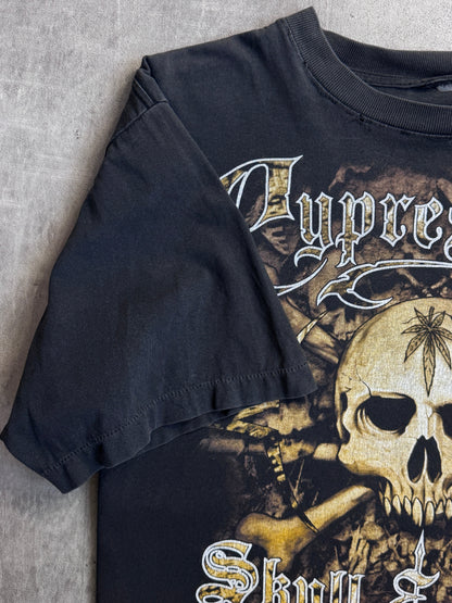 Cypress Hill 90s Distressed Skull & Bones Graphic Tee