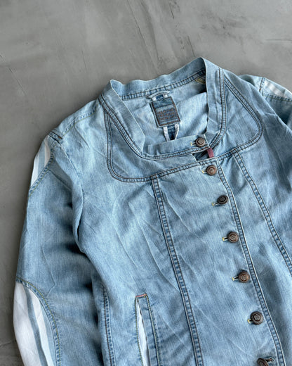 MARITHE FRANCOIS GIRBAUD MFG DENIM JACKET - M