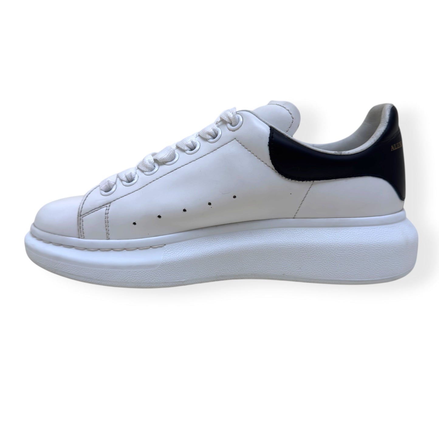 ALEXANDER MCQUEEN OVERSIZED SNEAKER WHITE/ BLACK 40 / UK6 | UK 6, Black