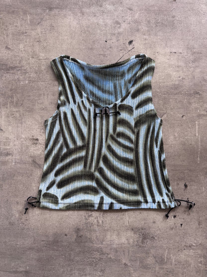 Issey Miyake Brushstroke Pleated Two-Piece Set | Medium, Multicoloured