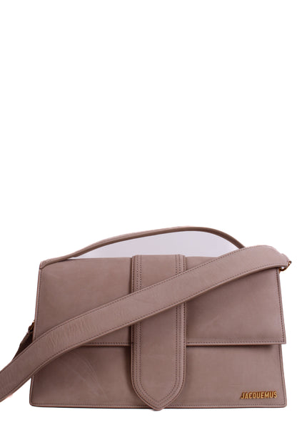 Jacquemus La Grande Bambino Suede Bag Beige | O/S, Beige