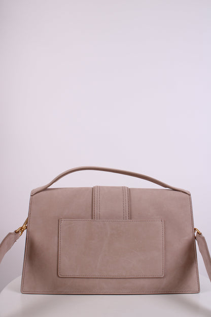 Jacquemus La Grande Bambino Suede Bag Beige | O/S, Beige