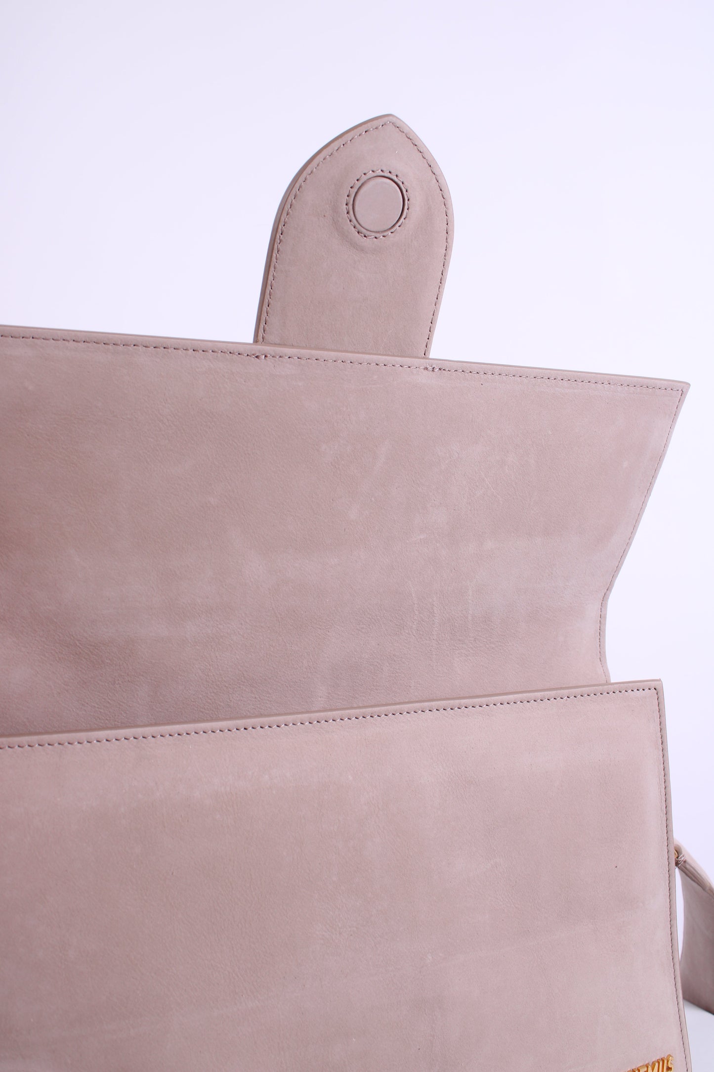 Jacquemus La Grande Bambino Suede Bag Beige | O/S, Beige