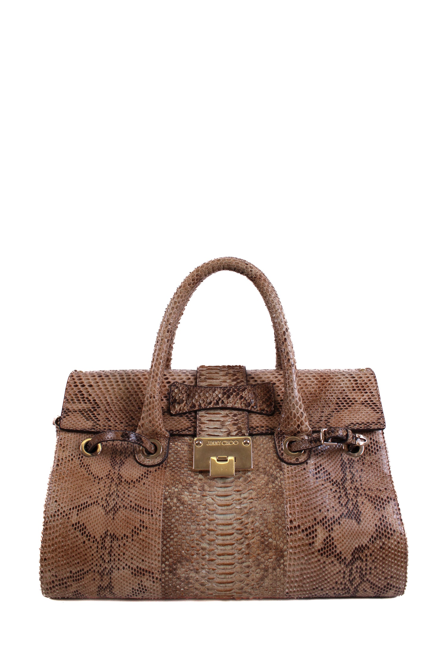 Jimmy Choo Rosalie Python large handbag Beige | O/S, Beige