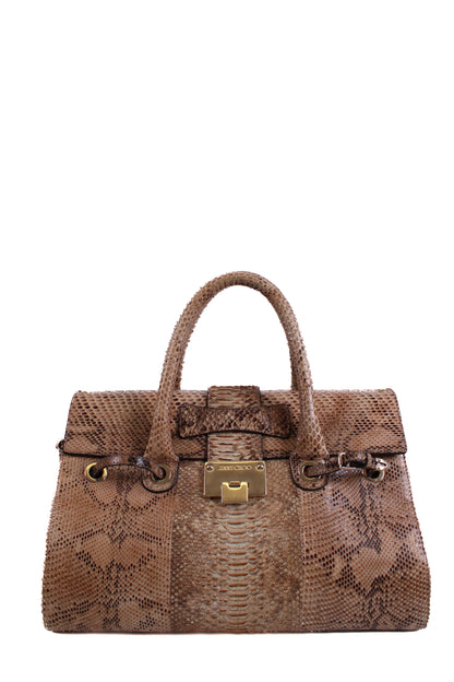 Jimmy Choo Rosalie Python large handbag Beige | O/S, Beige