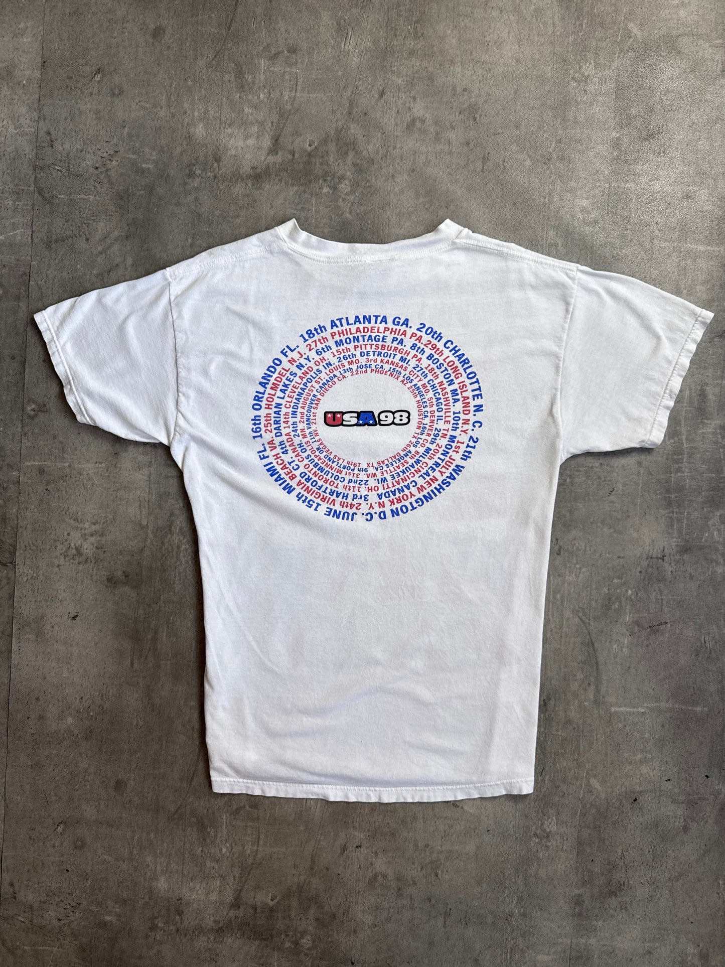 The Spice Girls 98 Tour Tultex Cotton Graphic Tee