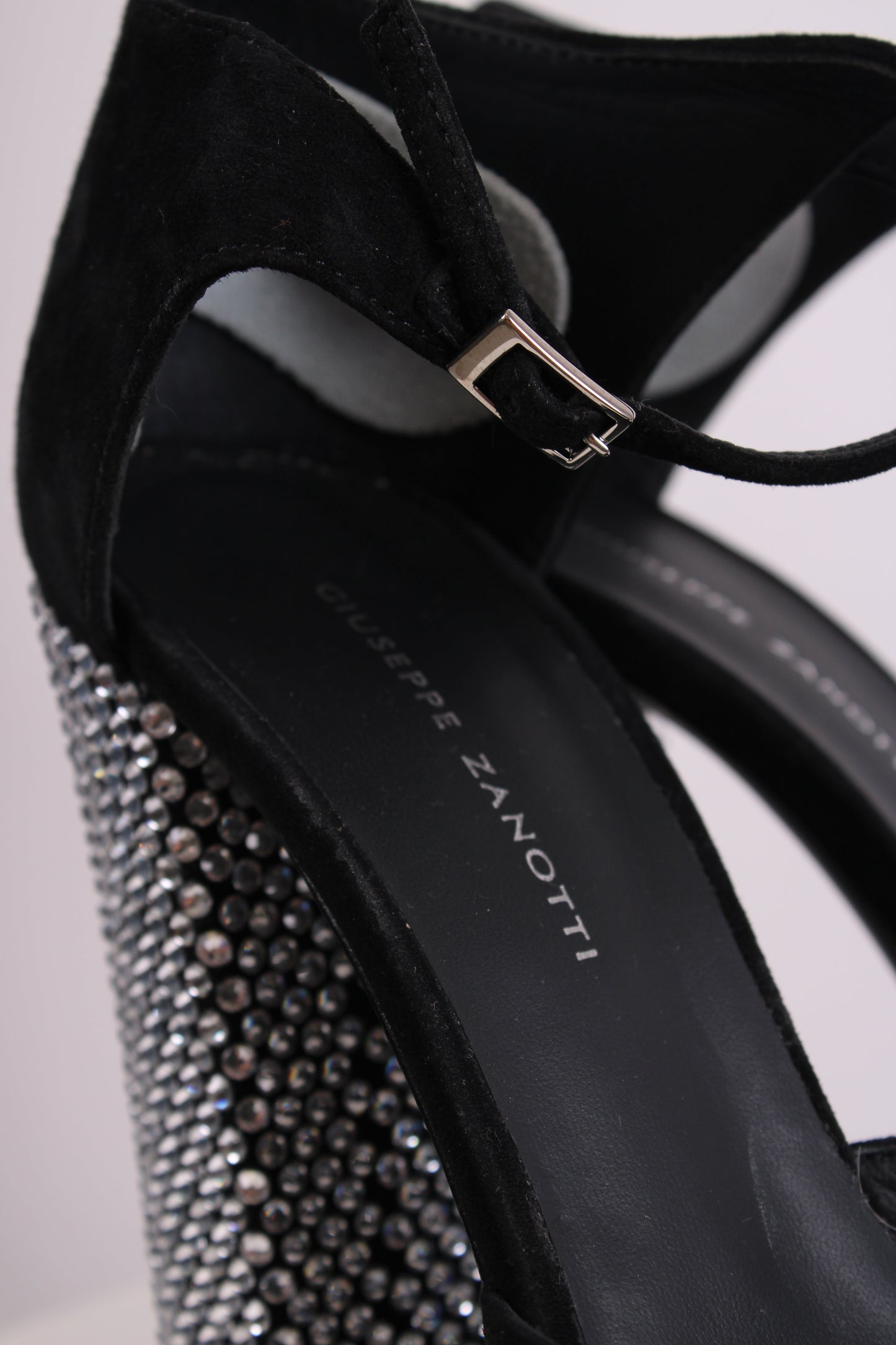 Giuseppe Zanotti Bebe Crystal Embellished Heels Black 39 | O/S, Black