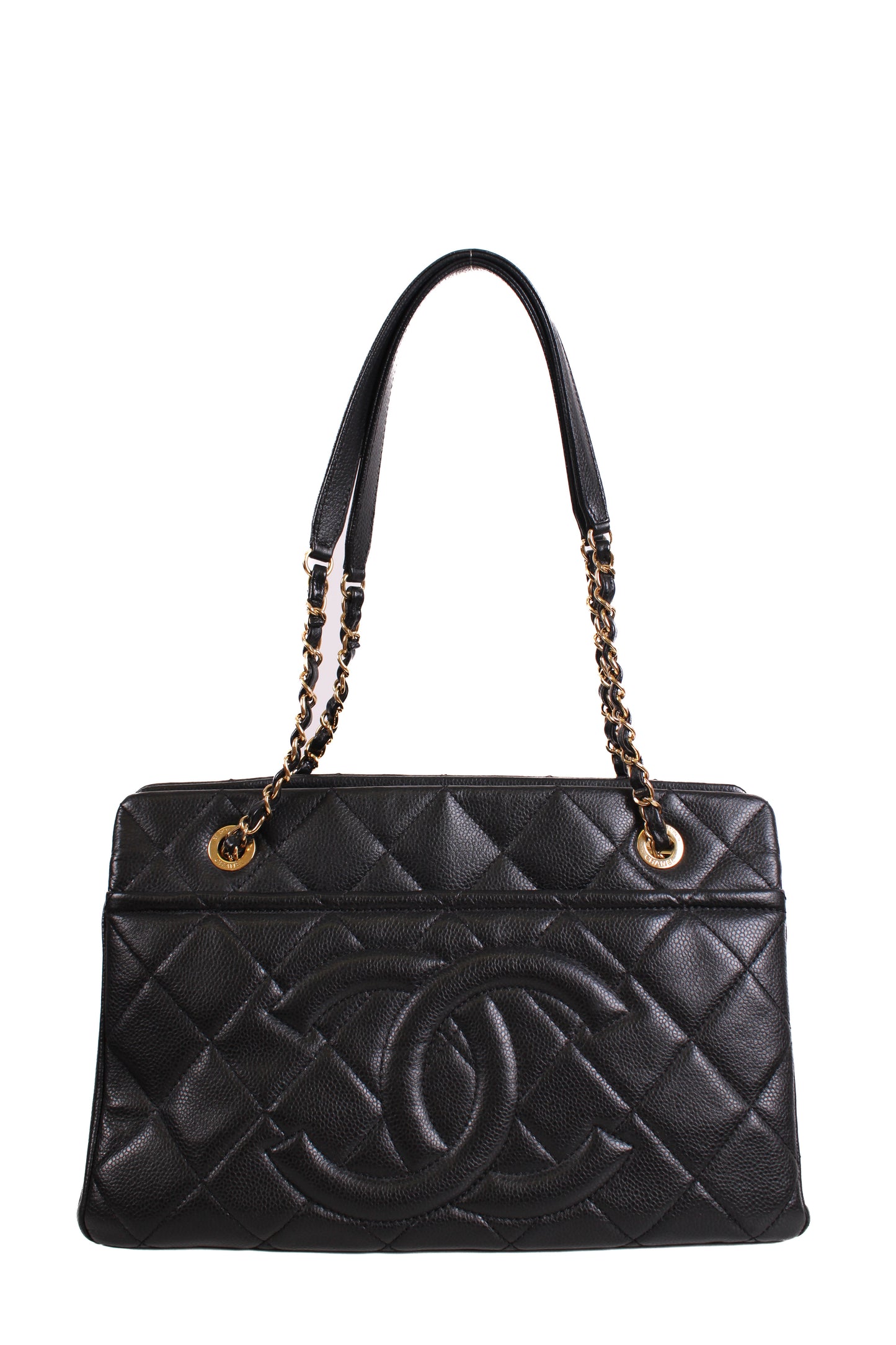 Chanel Timeless CC Caviar Tote Black | O/S, Black