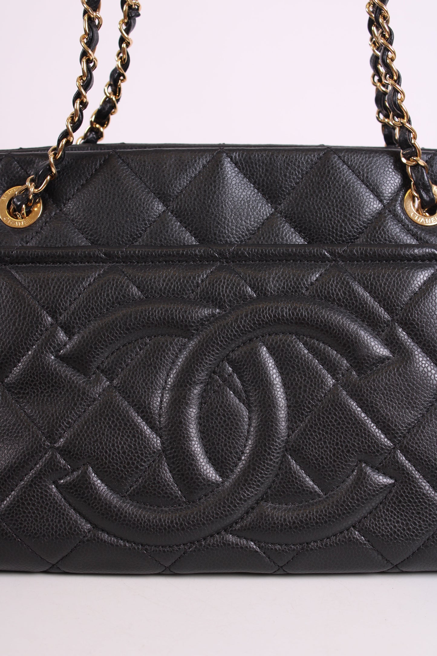 Chanel Timeless CC Caviar Tote Black | O/S, Black