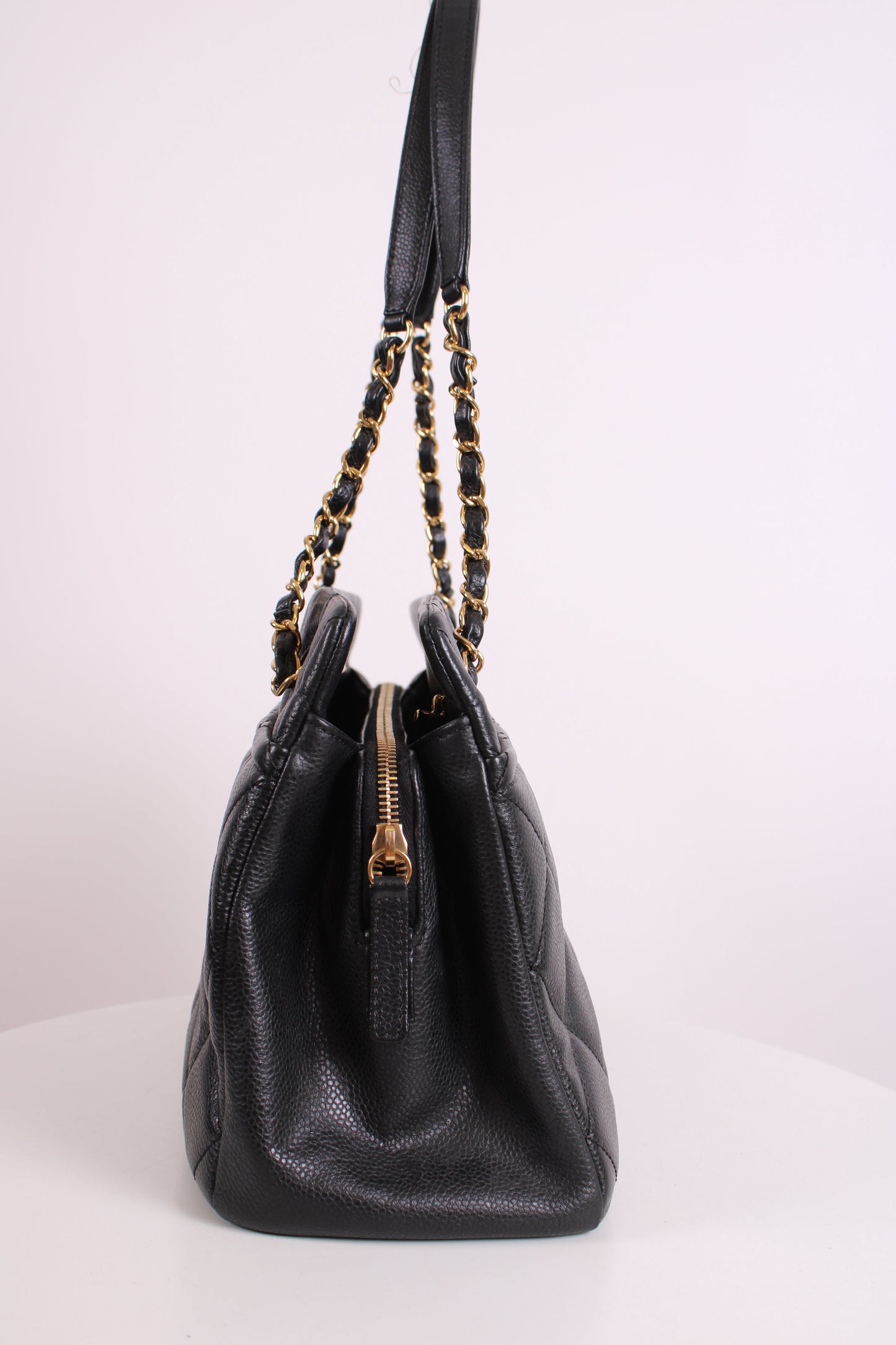 Chanel Timeless CC Caviar Tote Black | O/S, Black