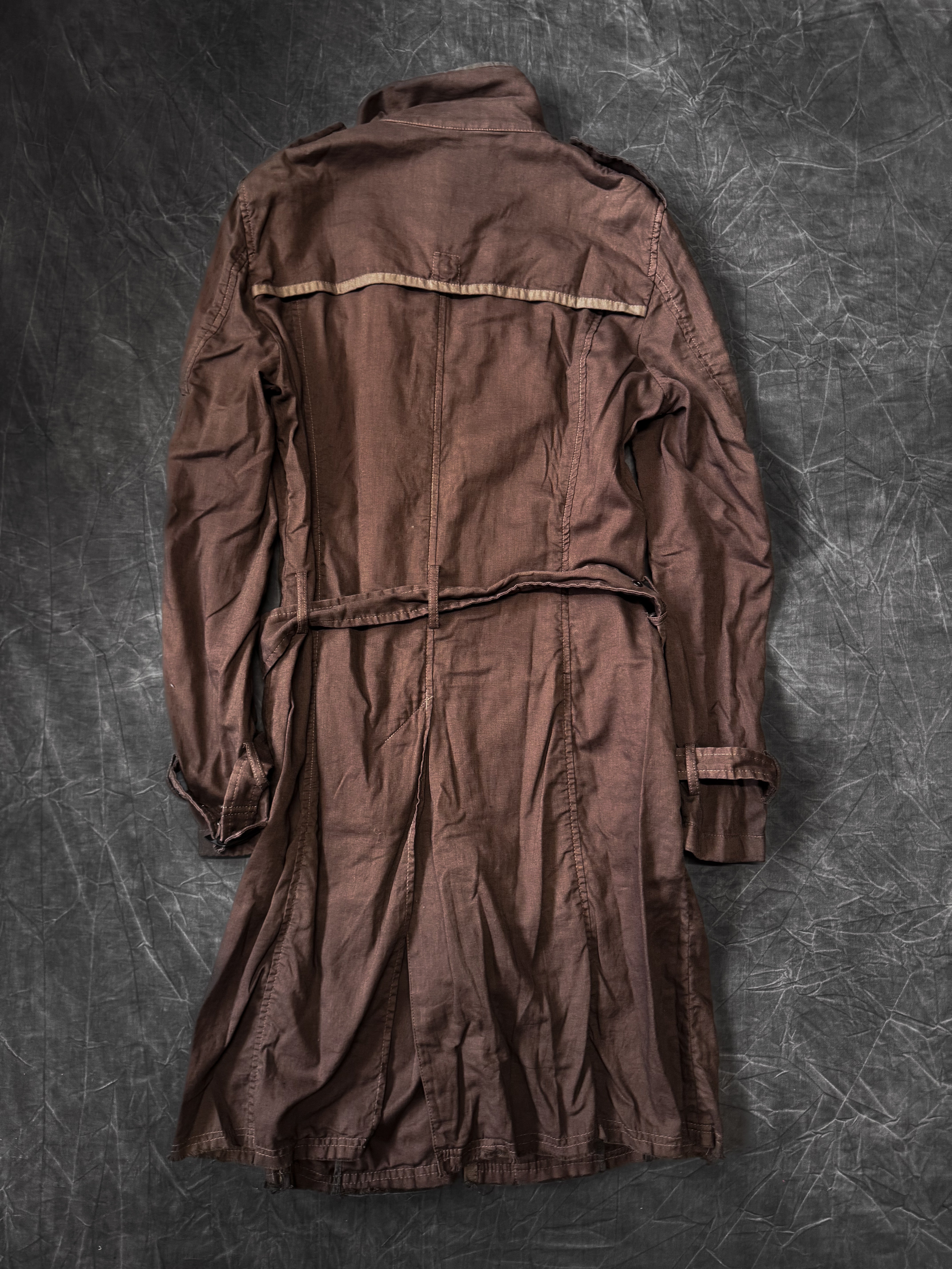 00s 5351pour les hommes trench coat Y2K