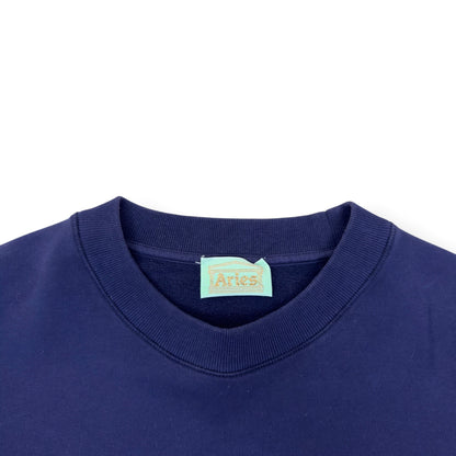 ARIES MINI TEMPLE SWEATSHIRT NAVY M | Medium, Navy