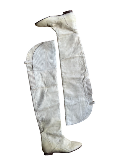 CHLOE SNAKESKIN BOOTS (EU 36)