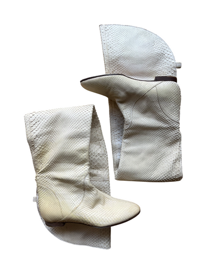 CHLOE SNAKESKIN BOOTS (EU 36)