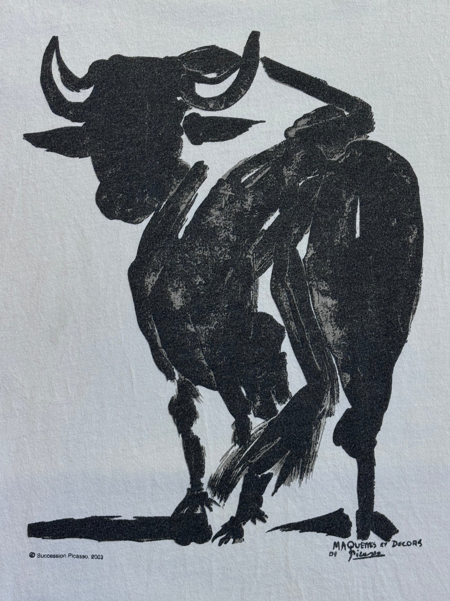 2003 Succession Picasso Maquettes Ey Decors De Picassso White Graphic Tee