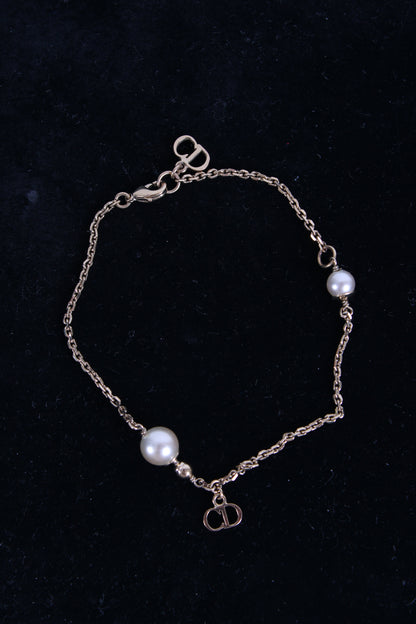 Christian Dior Chain Bracelet Gold | O/S, Gold