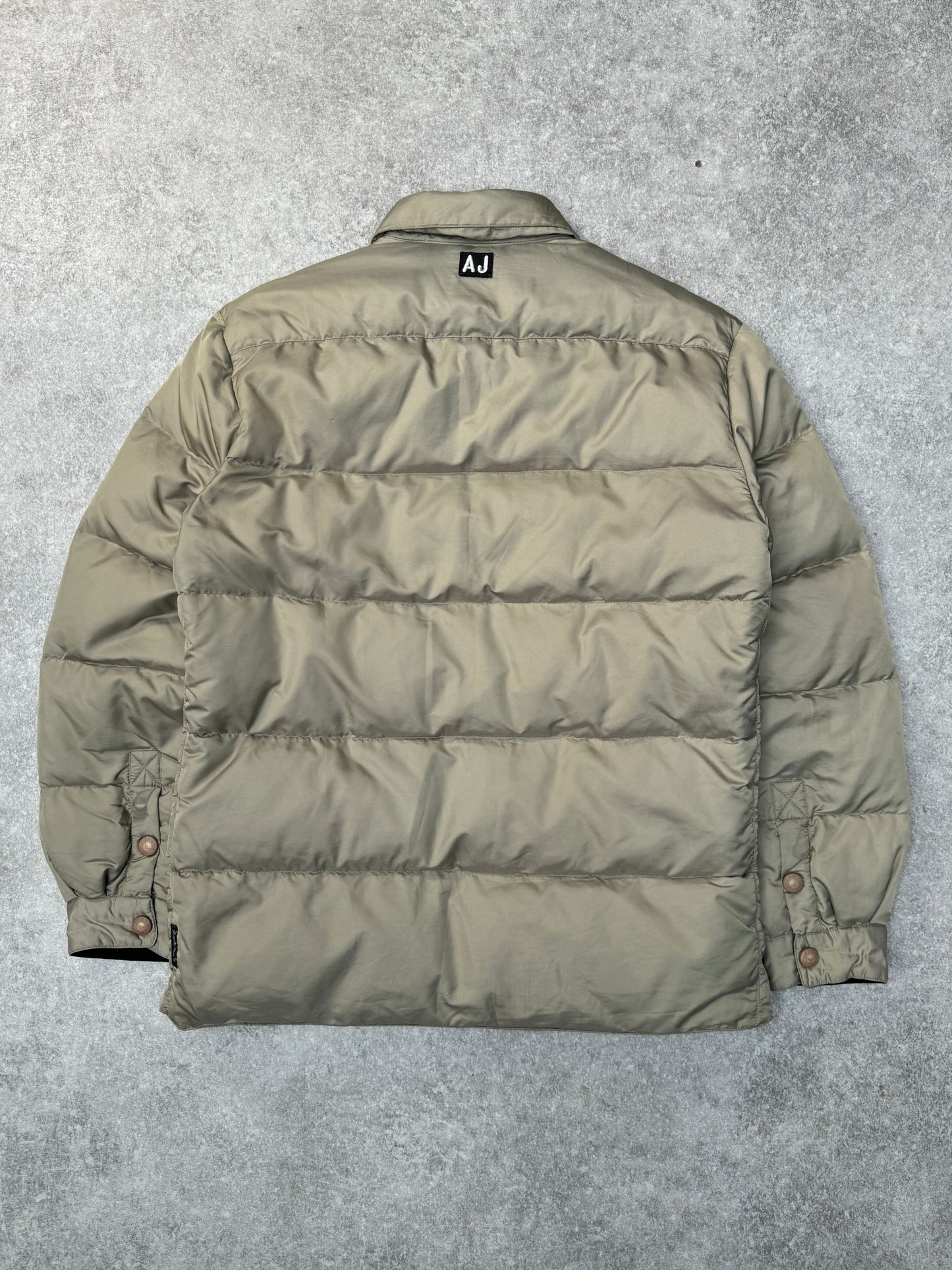 Armani Jeans Lightweight Beige Puffer Jacket