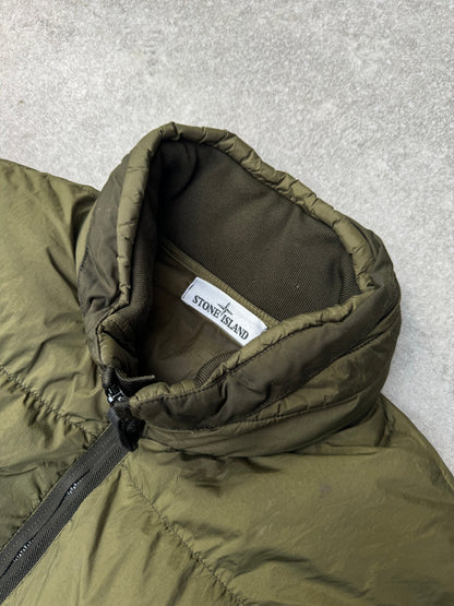 A/W Stone Island 2020 Khaki High Neck Puffer Jacket