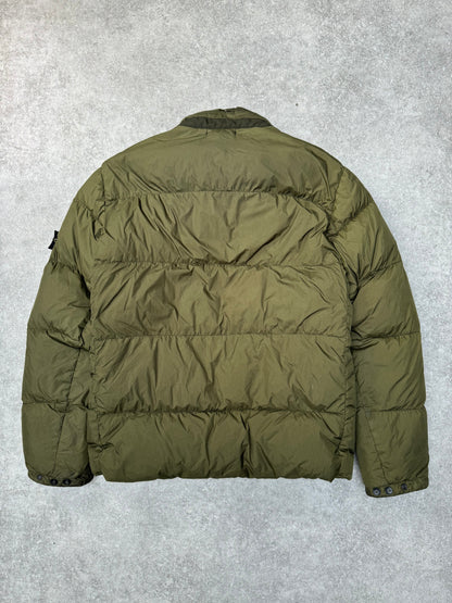 A/W Stone Island 2020 Khaki High Neck Puffer Jacket