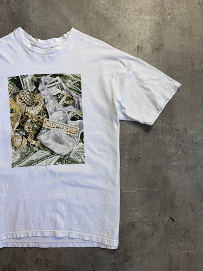 SS 2020 Supreme Jewelery & Money White Graphic Tee