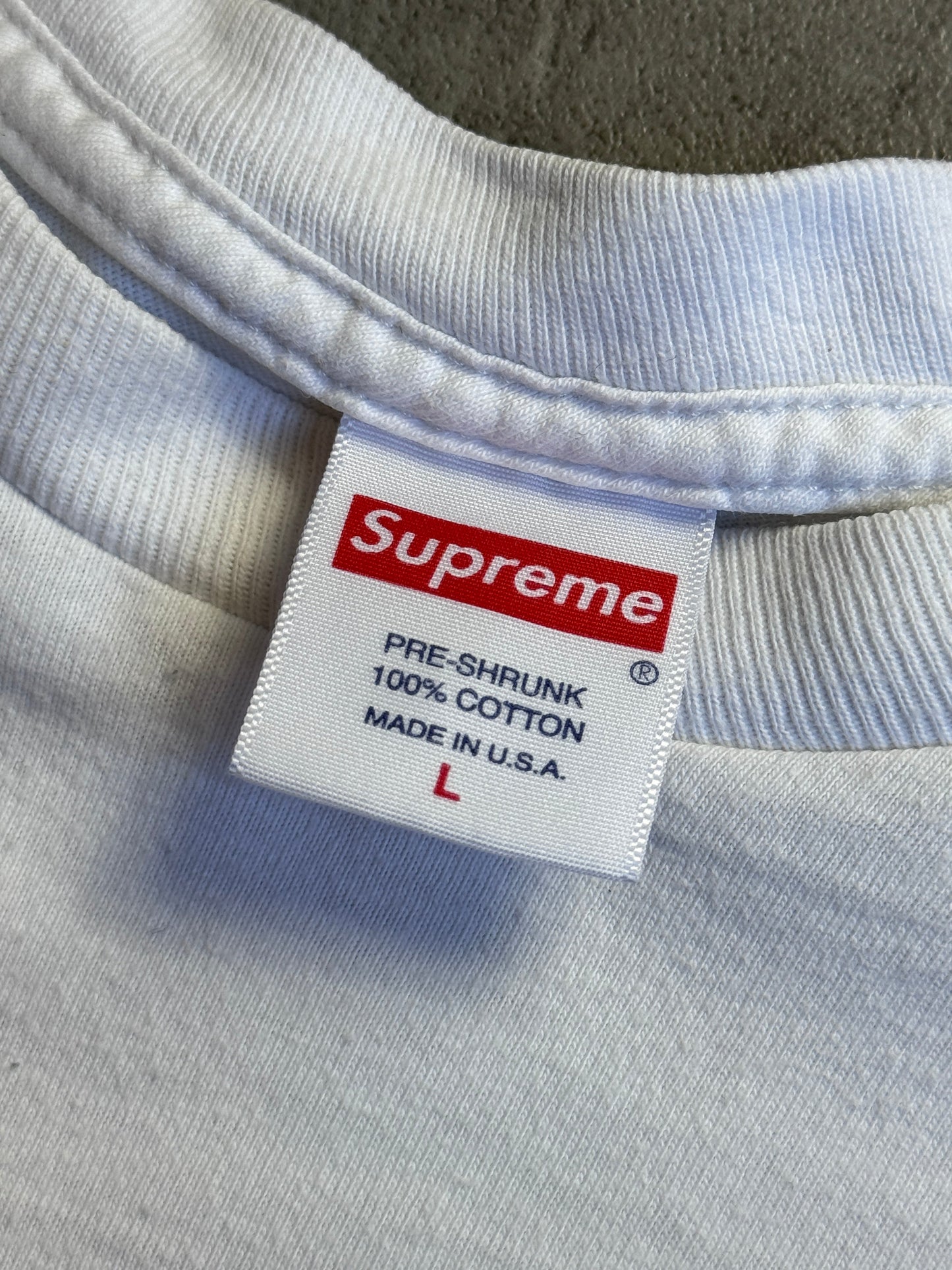 SS 2020 Supreme Jewelery & Money White Graphic Tee