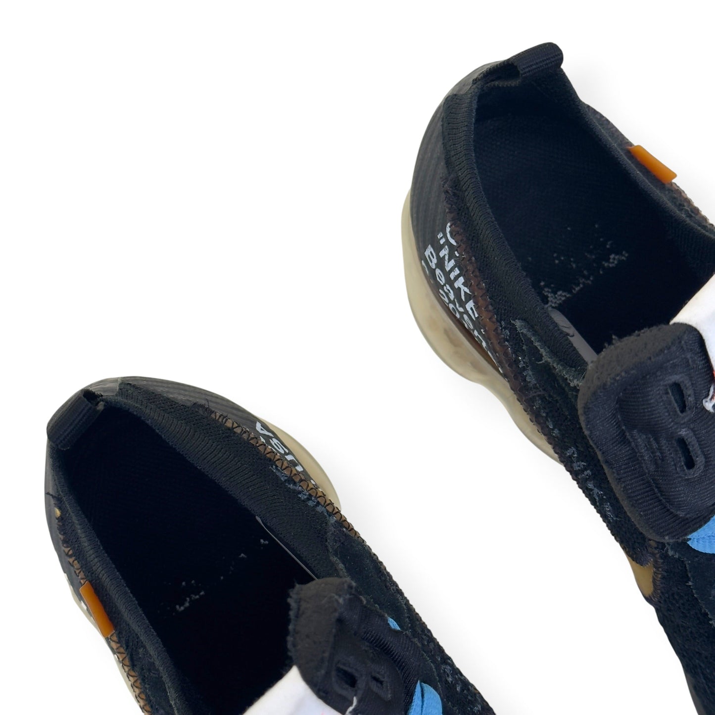 NIKE X OFF-WHITE VAPORMAX SNEAKER BLACK UK8 | UK 8, Black