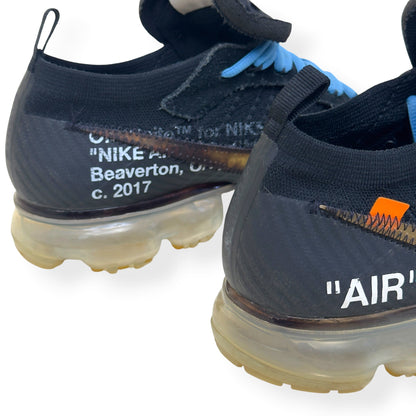 NIKE X OFF-WHITE VAPORMAX SNEAKER BLACK UK8 | UK 8, Black