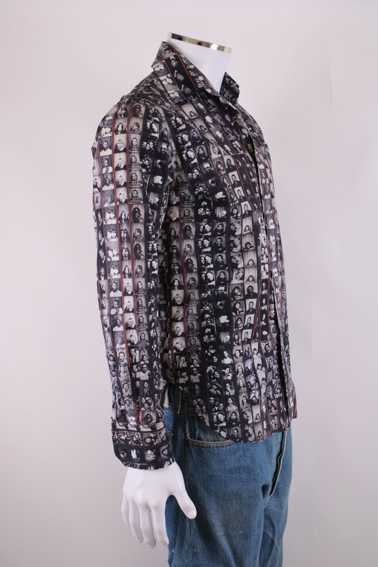 PS Paul Smith photo collage print shirt Grey S | Small, Grey