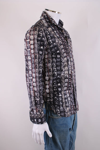 PS Paul Smith photo collage print shirt Grey S | Small, Grey