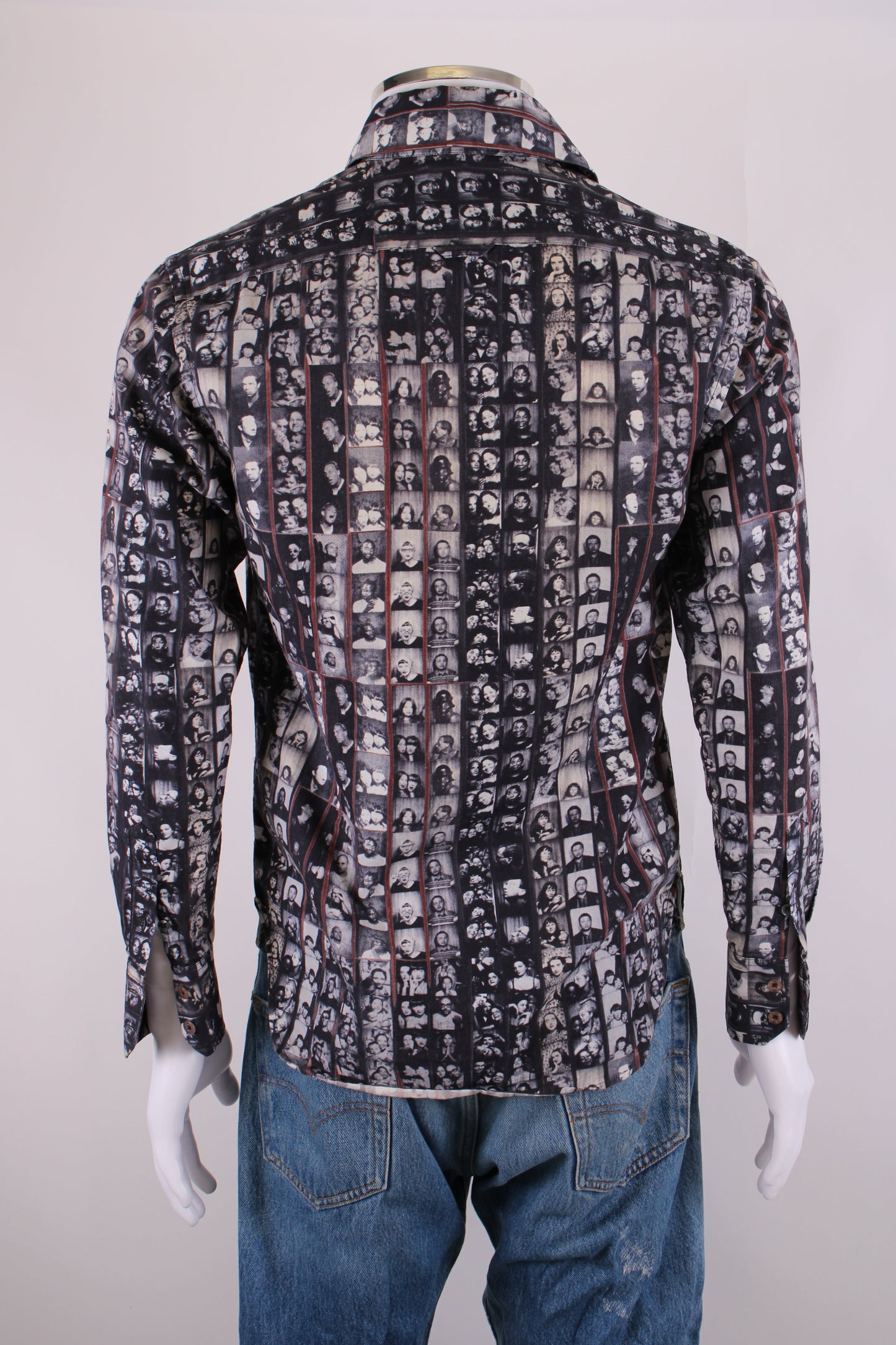 PS Paul Smith photo collage print shirt Grey S | Small, Grey