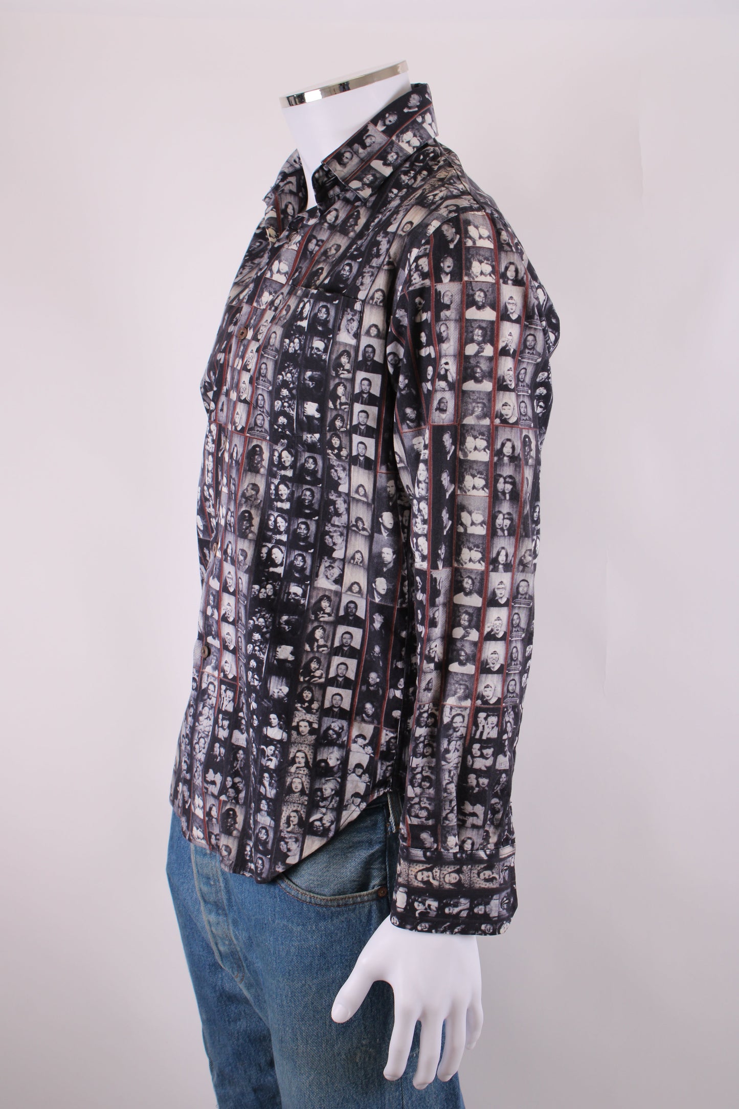 PS Paul Smith photo collage print shirt Grey S | Small, Grey