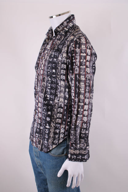 PS Paul Smith photo collage print shirt Grey S | Small, Grey
