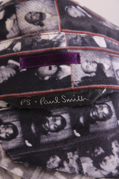 PS Paul Smith photo collage print shirt Grey S | Small, Grey