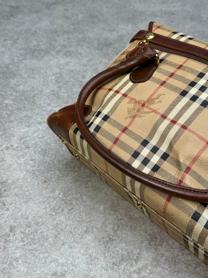 Burberry Classic Nova Check Back Zip Handbag