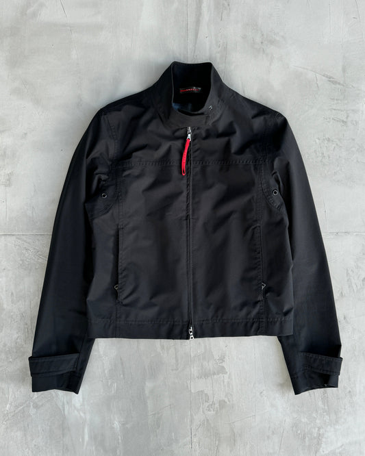 PRADA SPORT 2000'S BLACK GORETEX JACKET - M | Medium, Black