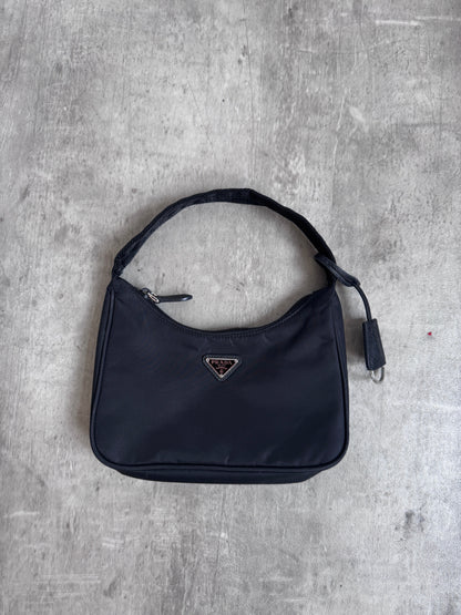 Prada Black Tessuto Shoulder Bag