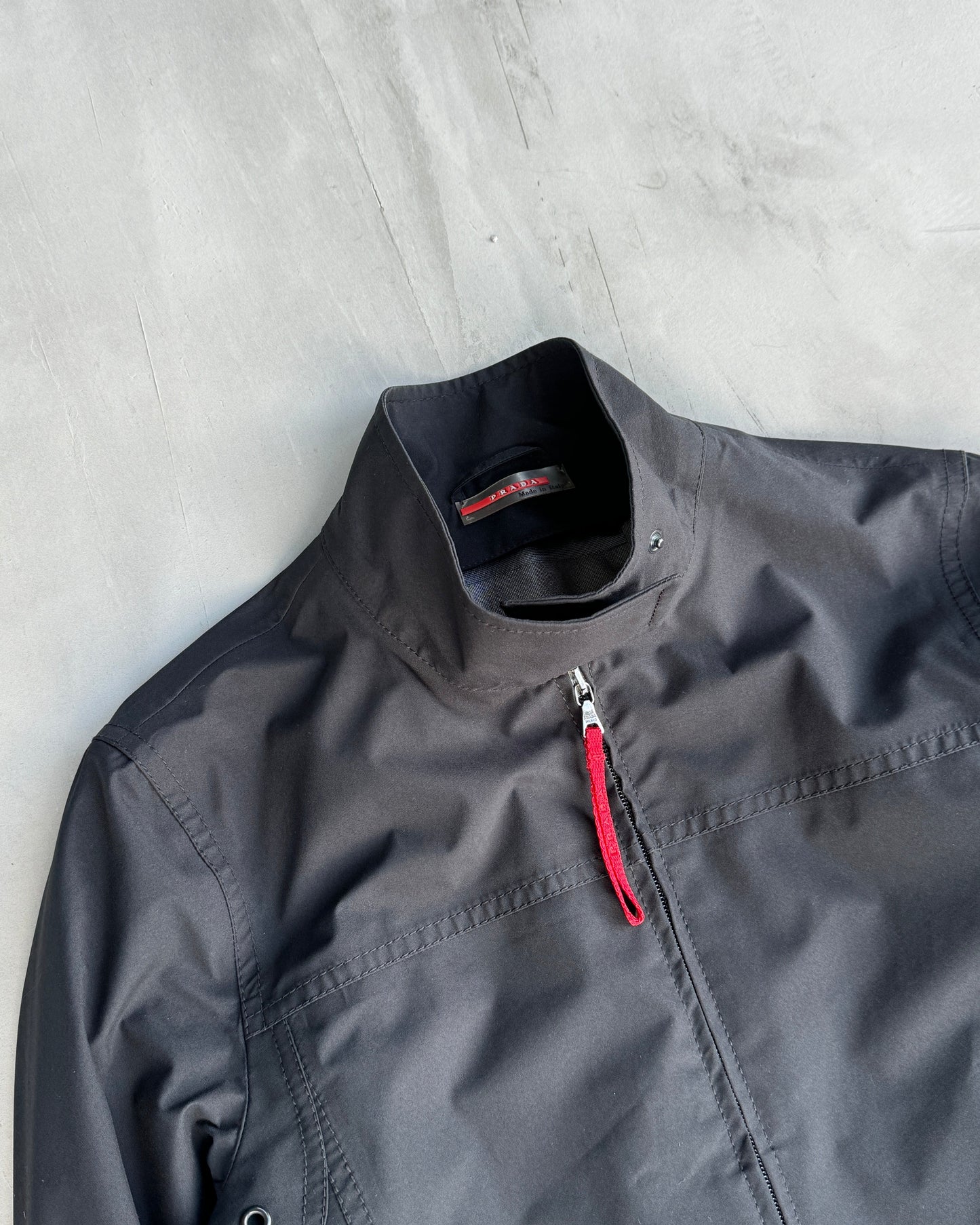 PRADA SPORT 2000'S BLACK GORETEX JACKET - M | Medium, Black