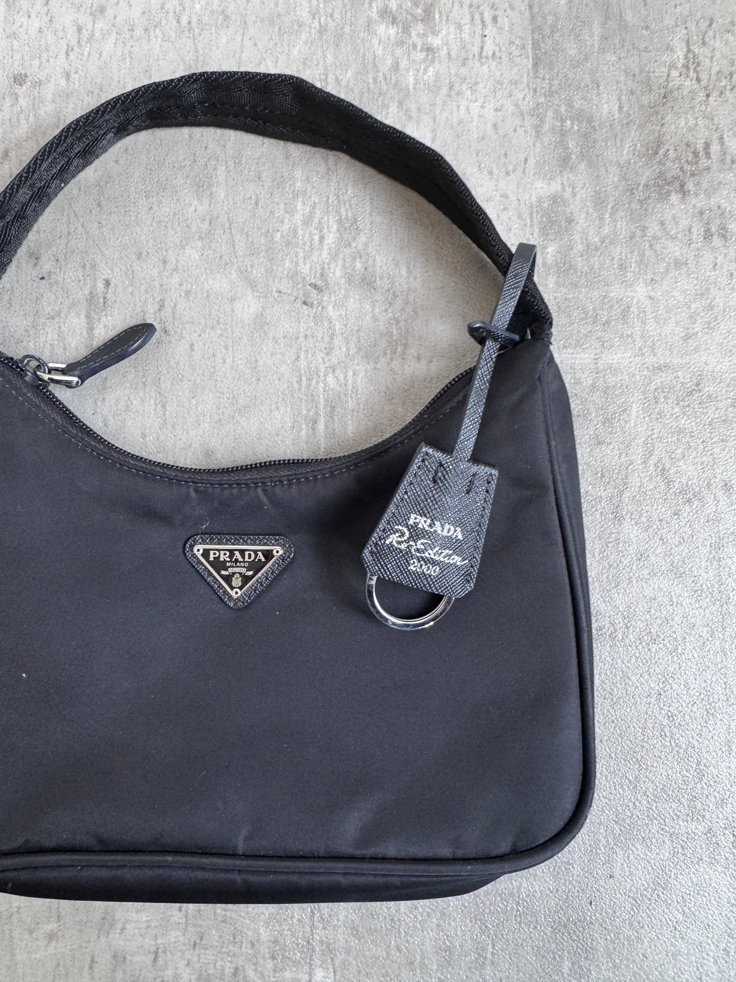 Prada Black Tessuto Shoulder Bag
