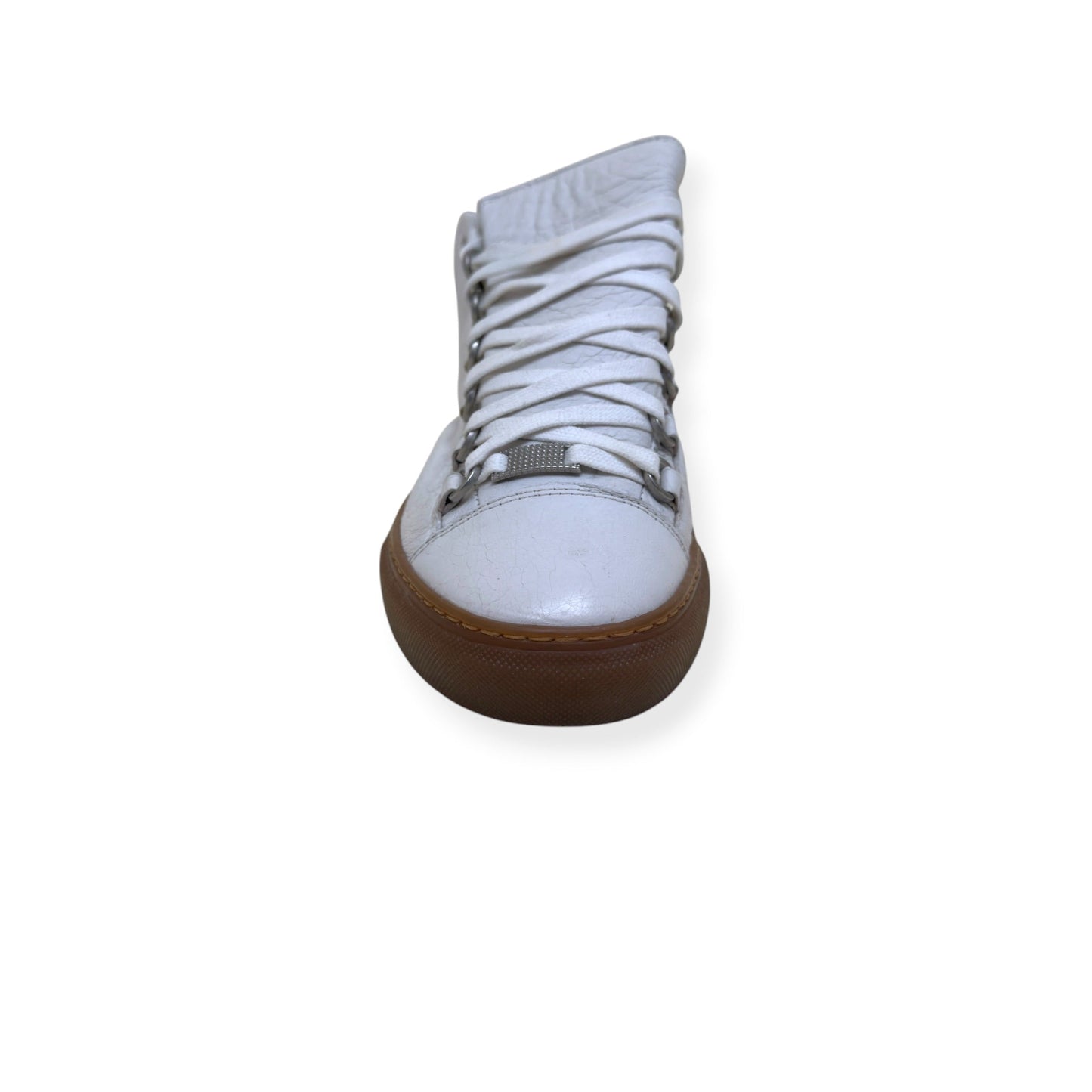 BALENCIAGA ARENA HIGH TOP SNEAKER WHITE / GUM 40 / UK6 | UK 6, White