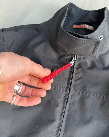 PRADA SPORT 2000'S BLACK GORETEX JACKET - M | Medium, Black