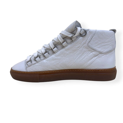 BALENCIAGA ARENA HIGH TOP SNEAKER WHITE / GUM 40 / UK6 | UK 6, White