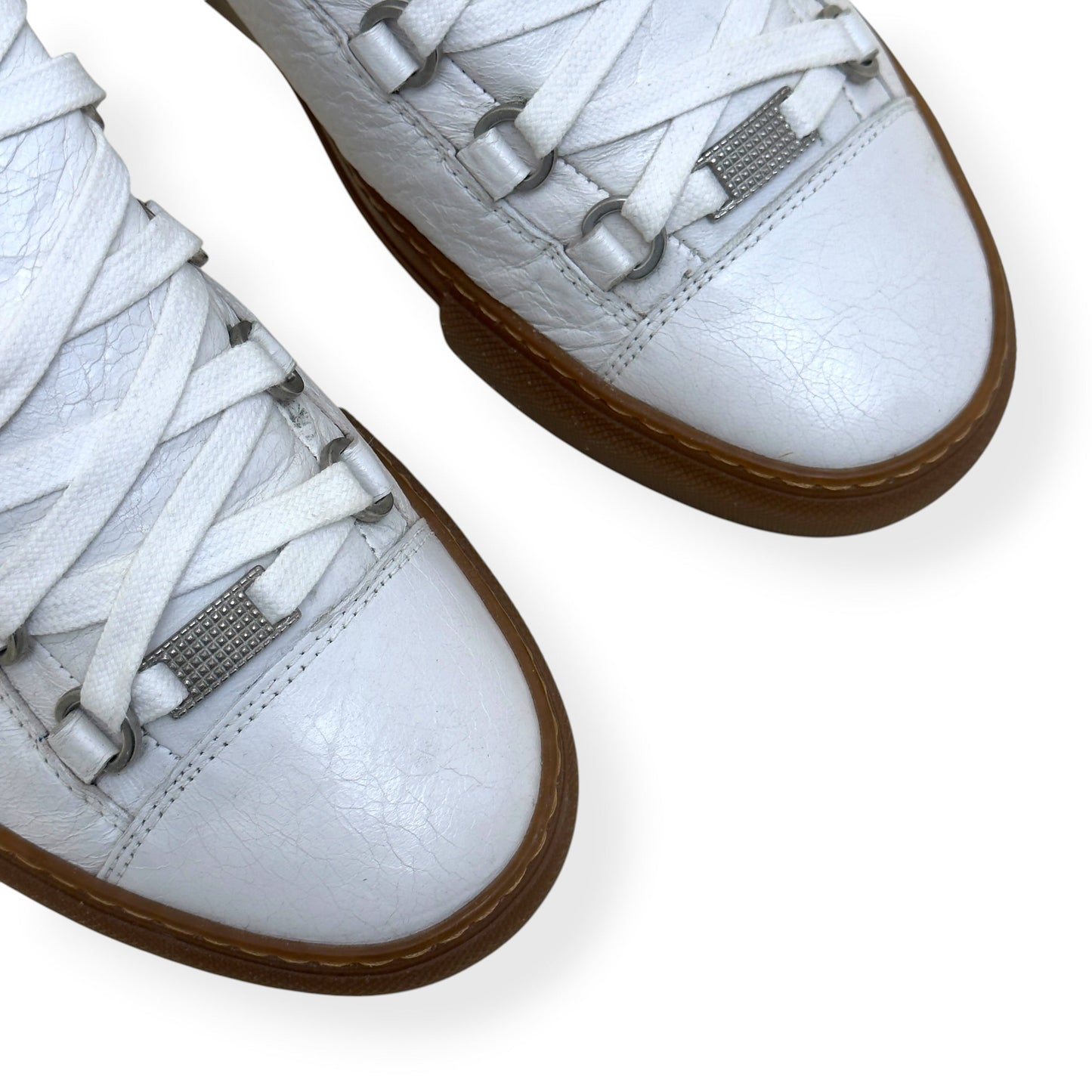 BALENCIAGA ARENA HIGH TOP SNEAKER WHITE / GUM 40 / UK6 | UK 6, White