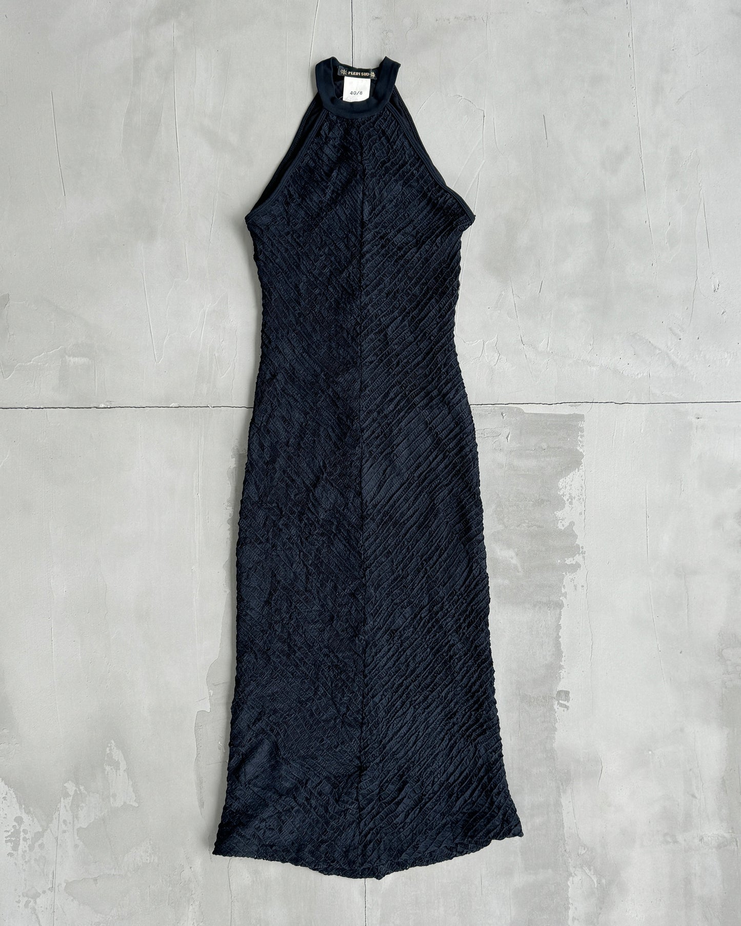 PLEIN SUD LACE BLACK MAXI DRESS - S | Small, Black