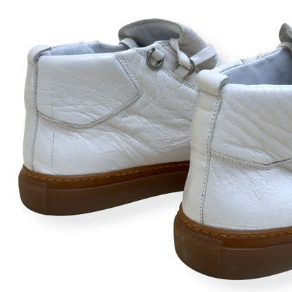 BALENCIAGA ARENA HIGH TOP SNEAKER WHITE / GUM 40 / UK6 | UK 6, White