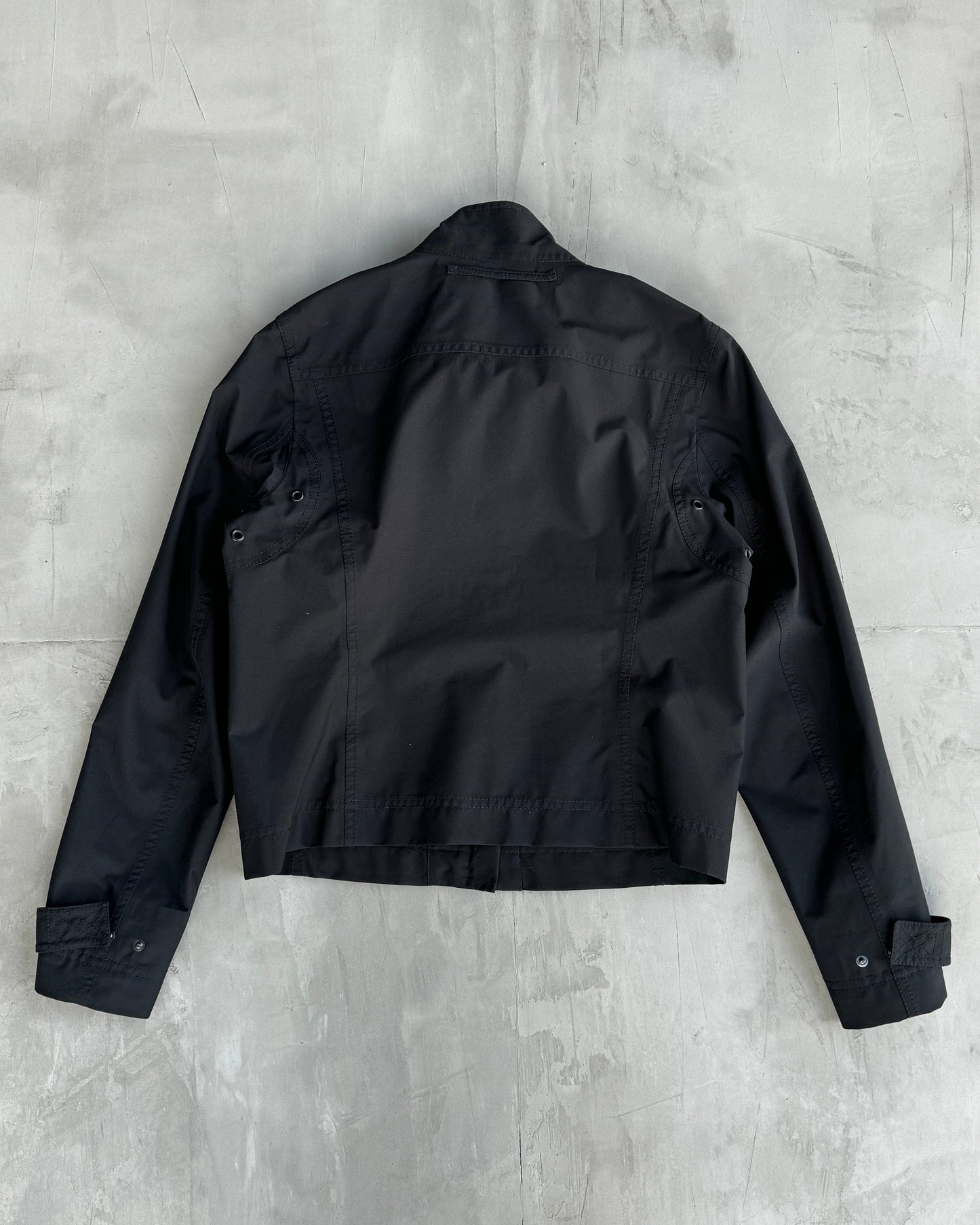 PRADA SPORT 2000'S BLACK GORETEX JACKET - M | Medium, Black