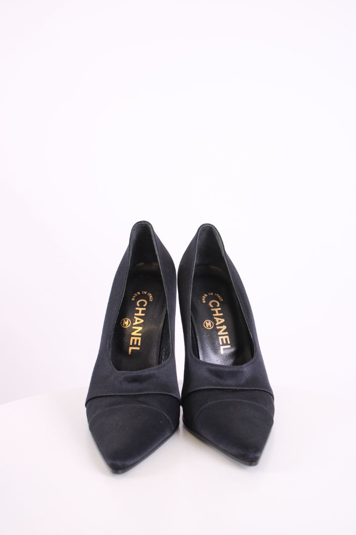 Chanel Court Heels Black 37 | UK 4, Black